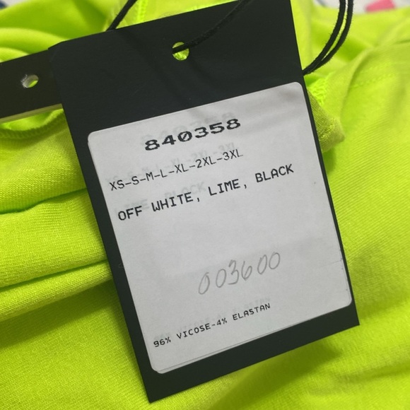 NWT OZAI N KU RACQUET
TANK TOP, LIME - Picture 10 of 13